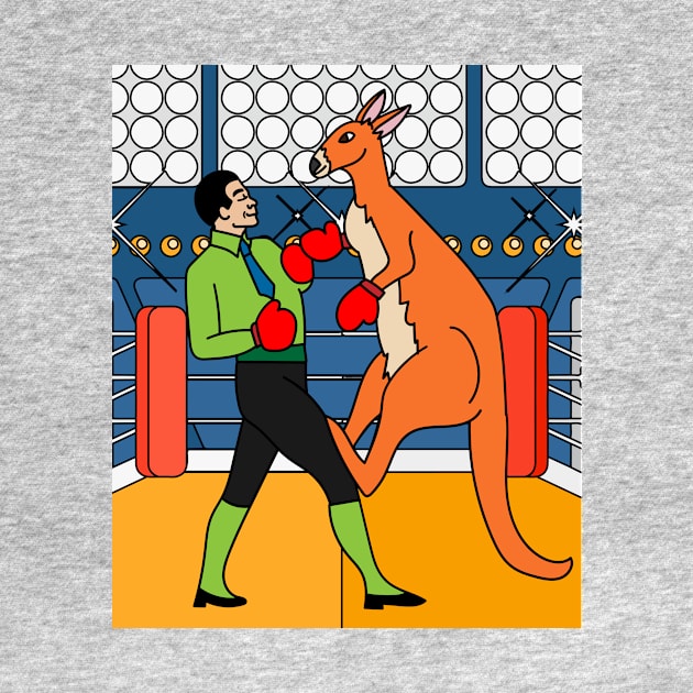 Boxing Glove Boxing Kangaroo Fighting by flofin